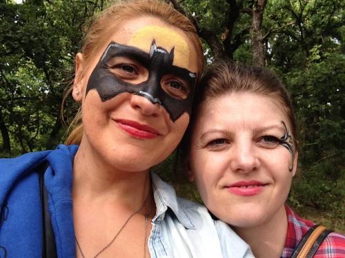 Hilfsprojekt Haskovo September 2015 Kinder Face painting 2